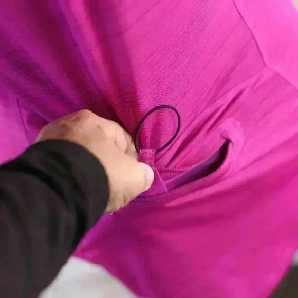 Athleta Womens Tank Top Pink Racerback Athletic Workout Sleeveless Shirt Small - Picture 8 of 15